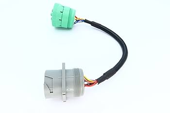 Amazon.com: MITOB 9Pin J1939 Green Type-2 to Cat 9Pin